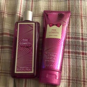 Shower gel and body cream